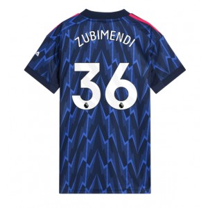 Fotbalové Dres Arsenal Martin Zubimendi #36 Dámské Venkovní Oblečení 2025-26 Krátký Rukáv